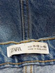 Vorschaubild 3 von Ripped Jeans Kinder Blau Gr. 152 Baumwolle Uni Casual 32 cm Reißverschluss