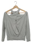 Vorschaubild 1 von Strickjacke Damen Gr. 36 S Grau Meliert Langarm