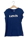 Vorschaubild 1 von T-Shirt Kinder Blau Logo Print Gr. 158