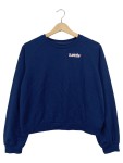 Vorschaubild 1 von Sweatshirt Blau Logo-Print Gr. 164 Kinder Langarm