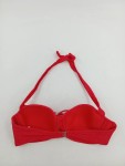 Vorschaubild 2 von Bikini Oberteil Damen Rot Rippstrick Schnürung Gr. 40 L Freizeit
