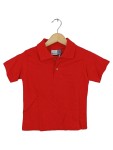 Vorschaubild 1 von Poloshirt Kinder Kurzarm Baumwolle Knopfleiste Rot Gr. 104
