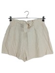 Vorschaubild 1 von Cargo Shorts Damen Beige Gr. 40 L Viskose Leinen