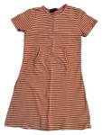 Vorschaubild 1 von Sommerkleid Kinder Mehrfarbig Gr. 128 Baumwolle Gestreift Casual