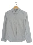 Vorschaubild 1 von Hemdbluse Damen Langarm Business Bluse Gepunktet Blau Gr. 38 M