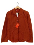 Vorschaubild 1 von Damen Hemdbluse Langarm Freizeit Braun Gr. 40 L Baumwolle