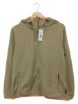 Vorschaubild 1 von Damen Fleecejacke Khaki Grün Kapuze Gr. 38 M Outdoor Polyester
