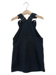 Vorschaubild 2 von Jeanskleid Kinder Schwarz Gr. 104 Baumwolle Uni Casual Freizeit