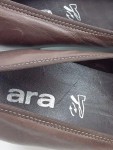 Vorschaubild 5 von Damen Loafer Slipper Halbschuhe Braun Leder Gr. 37.5