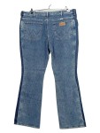 Vorschaubild 2 von Bootcut Jeans Herren Blau Gr. W32/48/M Baumwolle Uni Casual Freizeit
