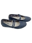 Vorschaubild 1 von Hausschuhe Ballerinas Blau Damen Gr. 40 Slipper Casual