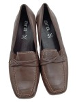 Vorschaubild 2 von Damen Loafer Slipper Halbschuhe Braun Leder Gr. 37.5