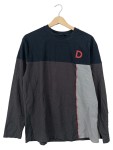 Vorschaubild 1 von Herren Langarmshirt Schwarz Grau Gr. 50 L Shirt Longsleeve Casual