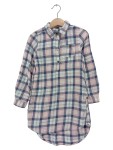 Vorschaubild 1 von Hemdbluse Kinder Mehrfarbig Gr. 116 Baumwolle Kariert Casual Langarm Knopf