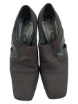 Vorschaubild 2 von Pumps Damen Schuhe Schwarz Gr. 36 Elegant Blockabsatz Textil