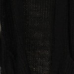 Vorschaubild 5 von Damen Strickjacke Cardigan Schwarz Gr. 32/XS Casual Basic Modern