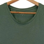 Vorschaubild 3 von Herren T-Shirt Gr. 38/S Grün Gestreift Casual Basic