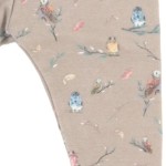 Vorschaubild 5 von Kinder Leggings Gr. 74 Beige Vogelmuster Casual Baby Hose