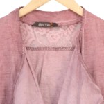 Vorschaubild 3 von Leichte Weste Kinder Rosa Gr. 176 Baumwolle Uni Casual Feminin Ärmellos