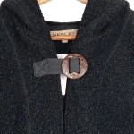 Vorschaubild 4 von Damen Winterjacke 36/S Schwarz Vintage Kapuze Wolle