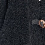Vorschaubild 5 von Damen Winterjacke 36/S Schwarz Vintage Kapuze Wolle