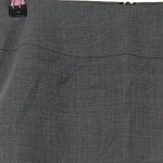 Vorschaubild 3 von Damen Bleistiftrock Gr. 34/XS Grau Business Midi Rock Wolle
