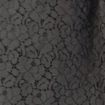 Vorschaubild 5 von Damen Bleistiftrock Gr. 38/M Schwarz Spitze Elegant Midirock
