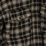 Vorschaubild 5 von Damen Leichte Jacke Kariert Schwarz Weiß XS 32 Casual Fransen