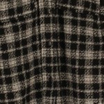Vorschaubild 6 von Damen Leichte Jacke Kariert Schwarz Weiß XS 32 Casual Fransen