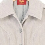 Vorschaubild 3 von Damen Trenchcoat Gr. 36/S Grau Klassisch Elegant
