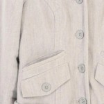 Vorschaubild 4 von Damen Trenchcoat Gr. 36/S Grau Klassisch Elegant