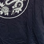 Vorschaubild 7 von Damen T-Shirt Gr. 32/XXS Schwarz Grafisch Casual