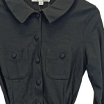 Vorschaubild 5 von PIU & PIU Blusenkleid Damen Gr. 42/XL Schwarz Business Elegant Midi