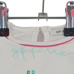Vorschaubild 2 von GF GIANFRANCO FERRE Kinder T-Shirt Gr. 62 Weiß Casual Schriftzug Strass