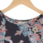 Vorschaubild 3 von Damen Pullover Baumwolle Floral Langarm Mehrfarbig Gr. 36 S