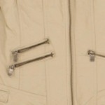 Vorschaubild 5 von Damen Lederjacke Gr. 34/XXS Beige Casual Übergangsjacke