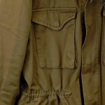 Vorschaubild 6 von Damen Bomberjacke Gr. 40/L Grün Military Vintage Fellbesatz