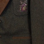 Vorschaubild 7 von Trachtenjacke Damen Gr. 38/M Grau Meliert Traditionell Vintage Knopf