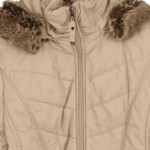 Vorschaubild 4 von Damen Steppmantel Gr. 36/S Beige Klassisch Wintermantel