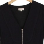 Vorschaubild 4 von Damen Freizeitkleid Gr. 36/S Schwarz Elegant Wolle