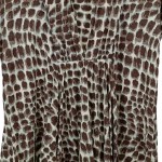 Vorschaubild 5 von Freizeitkleid Damen 34 XS Braun Animal-Print Vintage