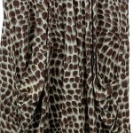 Vorschaubild 6 von Freizeitkleid Damen 34 XS Braun Animal-Print Vintage