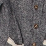 Vorschaubild 5 von Strickjacke Baby Kinder Gr. 80 Grau Casual Baumwolle