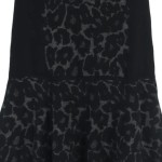 Vorschaubild 6 von Strickkleid Damen Gr. 36/S Schwarz Animal-Print Elegant Midikleid