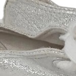 Vorschaubild 3 von Sneaker low Damen Gr. 39 Silber Glitzer Plateau Freizeitschuh