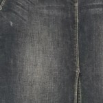 Vorschaubild 5 von Jeansrock Damen Grau L Midirock Baumwolle Casual 50cm