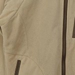 Vorschaubild 6 von Damen Fleecejacke Gr. 36/S Beige Outdoor Sportlich Reißverschluss