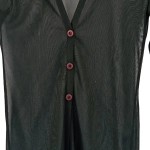 Vorschaubild 5 von Damen Etuikleid Schwarz 32/XXS Elegant Mesh Minikleid
