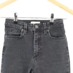 Vorschaubild 3 von Damen Jeans Straight Leg W24/32/XXS Grau Destroyed Fransen