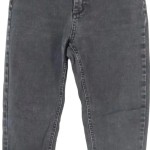 Vorschaubild 4 von Damen Jeans Straight Leg W24/32/XXS Grau Destroyed Fransen